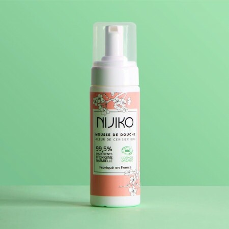 Mousse de Douche Bio à la Fleur de Cerisier 